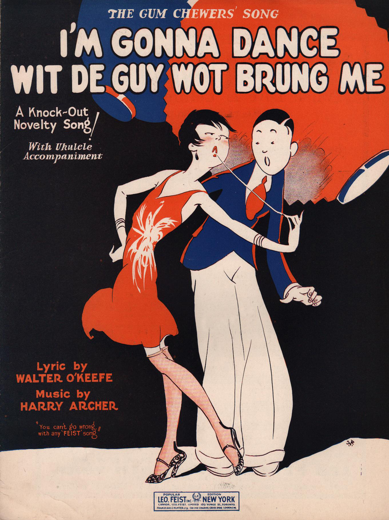 I’m Gonna Dance Wit De Guy Wot Brung Me (1927)