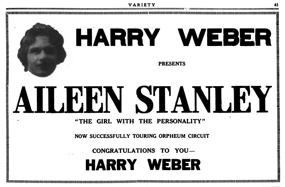 Harry Webber Presents-Variety-March 10, 1917