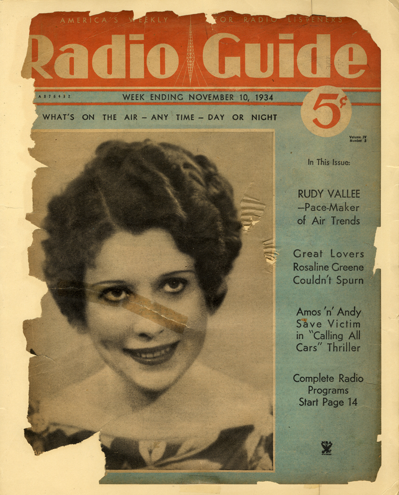 Radio Guide, November 10, 1934
