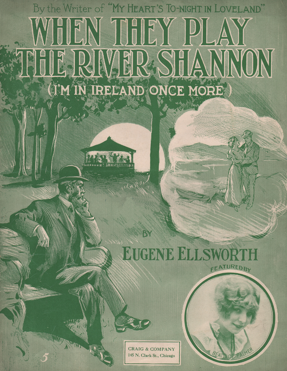 When They Play The River Shannon - 1916