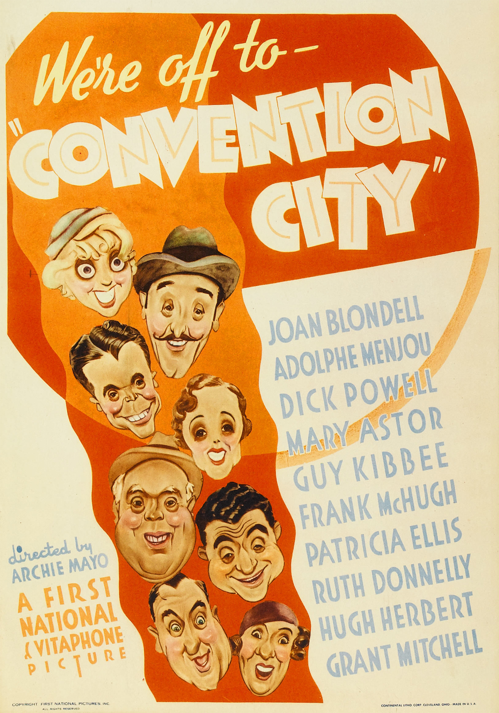 Convention City Window Card