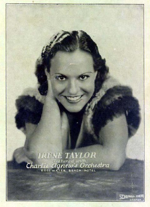 Irene Taylor With Charlie Agnew’s Orchestra, 1930’s