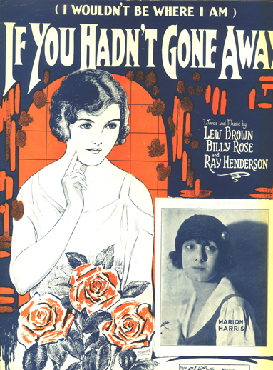 If You Hadn’t Gone Away - 1925